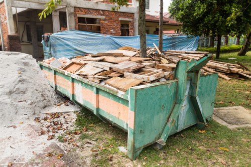 Modern office space being cleared by professionals in Kingscross