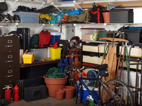 Organized and clean garage after clearance